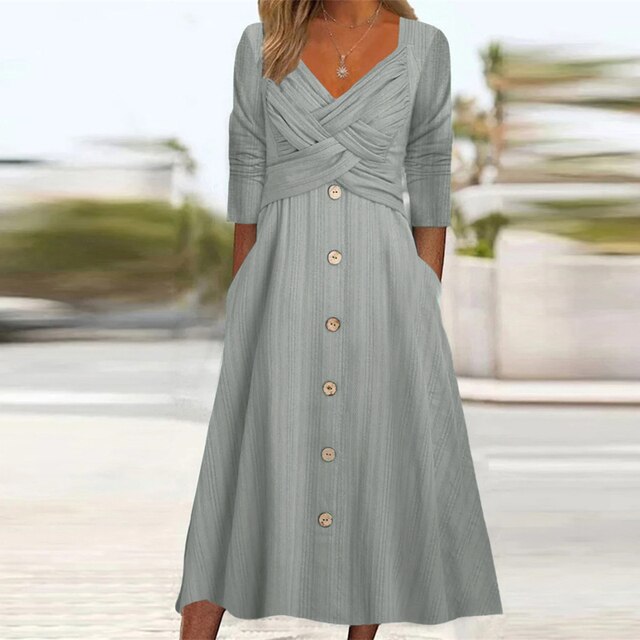 Stilvolles Sommerkleid mit elegantem Charme