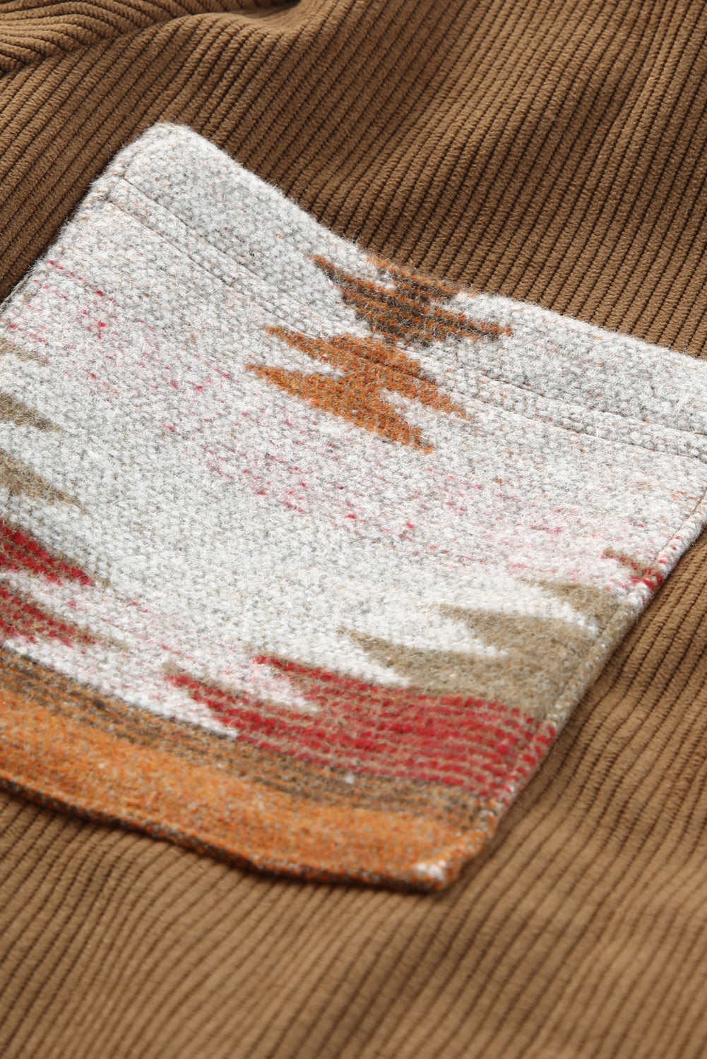 Azteken-Stil Cordjacke