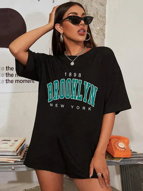 Brooklyn York Vintage-inspiriertes Oversize-Shirt