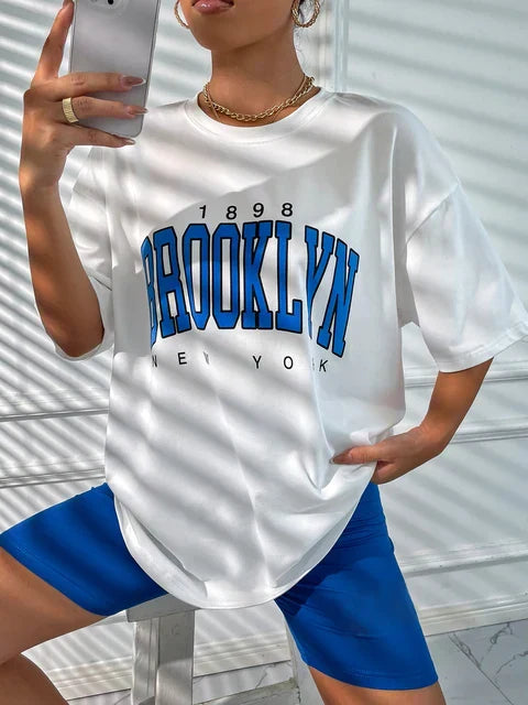 Brooklyn York Vintage-inspiriertes Oversize-Shirt