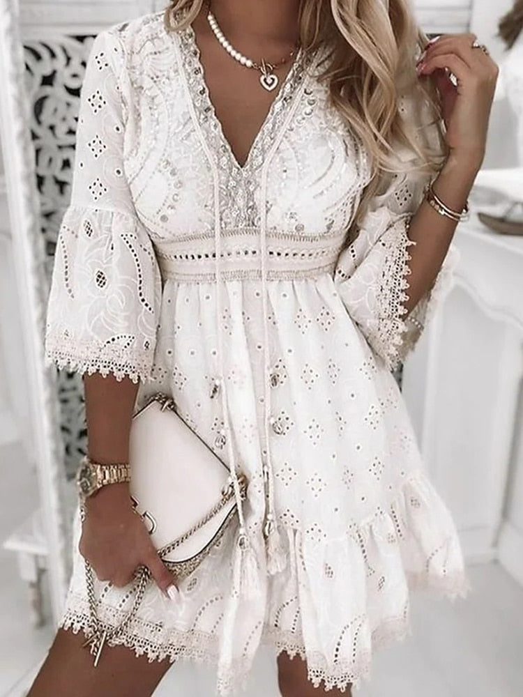 Bohemian Chic Ibiza Style Dress